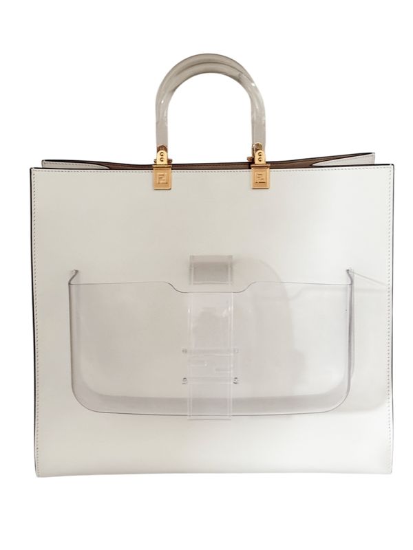 FENDI LARGE TOTE BAGUETTE TOP HANDLE BAG