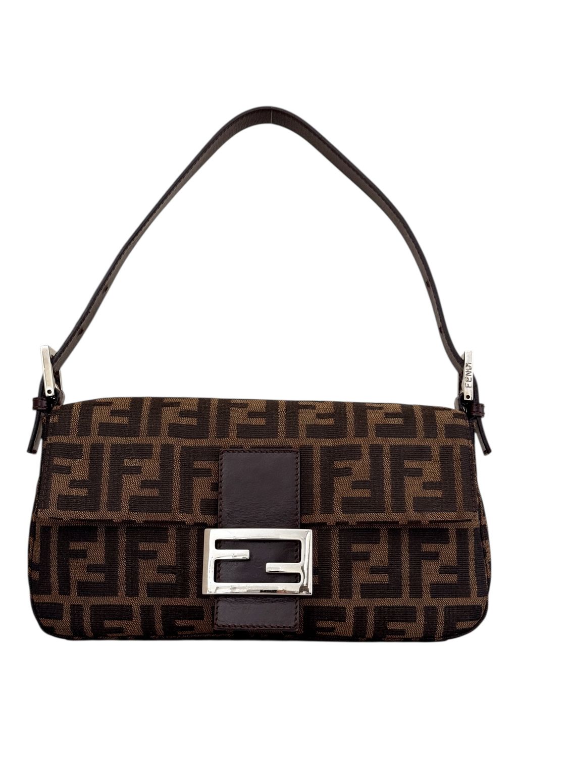 FENDI VINTAGE FF ZUCCA BAGUETTE SHOULDER BAG