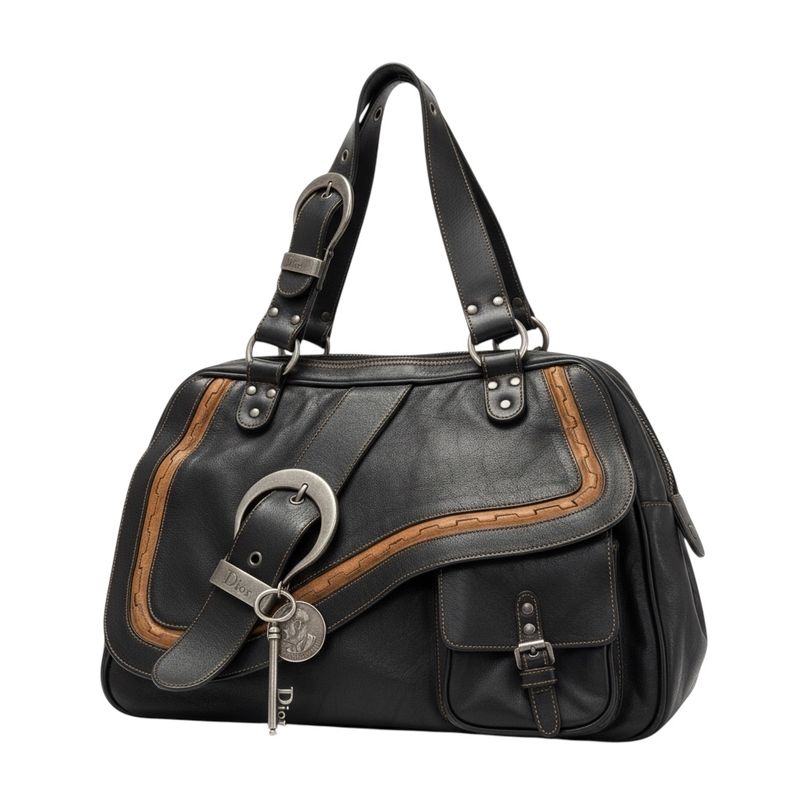 CHRISTIAN DIOR VINTAGE GAUCHO SADDLE BAG