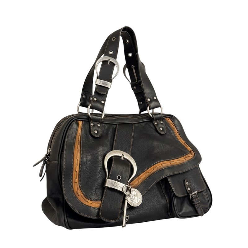 CHRISTIAN DIOR VINTAGE GAUCHO SADDLE BAG
