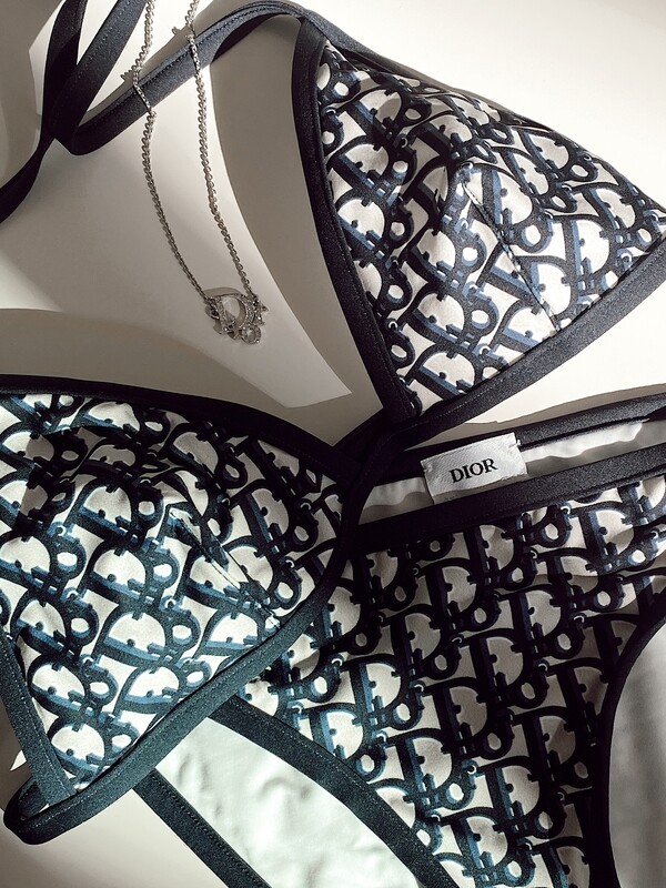 CHRISTIAN DIOR MONOGRAM OBLIQUE SWIMSUIT BIKINI