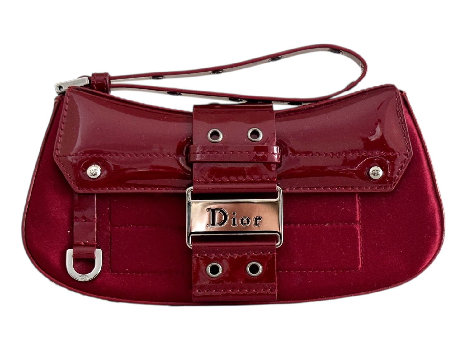 CHRISTIAN DIOR VINTAGE STREET CHIC WRISTLET CLUTCH BAG