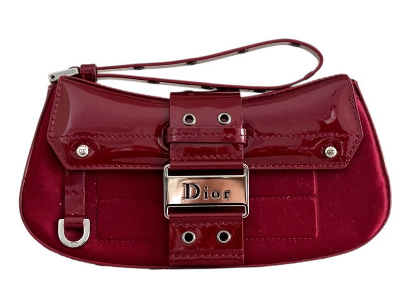 CHRISTIAN DIOR VINTAGE STREET CHIC WRISTLET CLUTCH BAG
