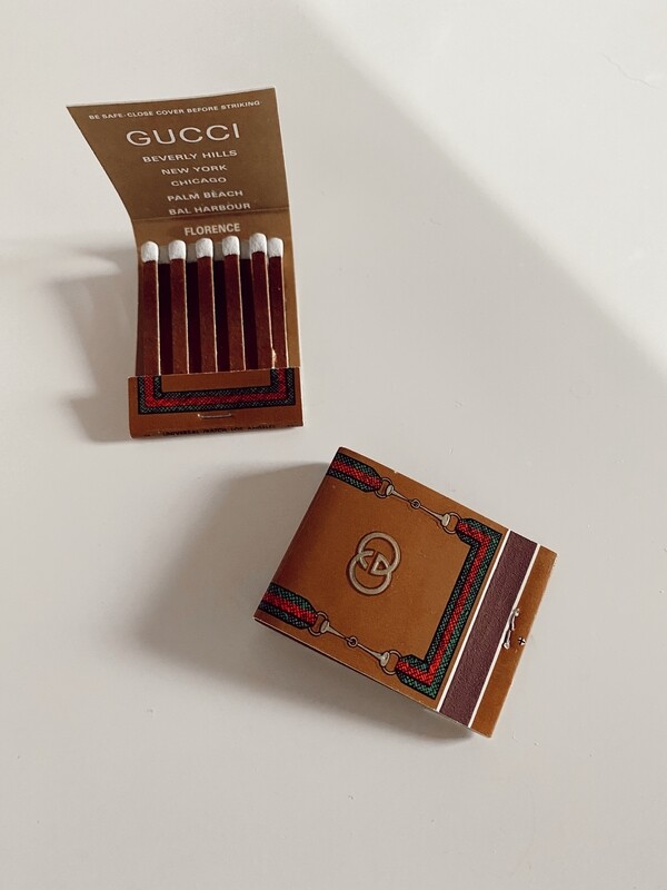 GUCCI GG MONOGRAM MATCHES SET 2 PIECES - VINTAGE
