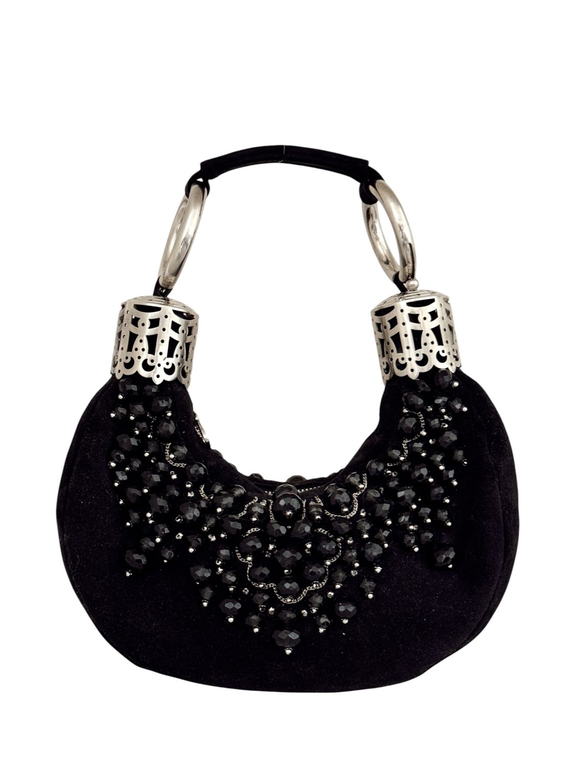 CHLOE PHEOBE PHILO CHAIN AND BEADED EMBELLISHED HOBO BAG