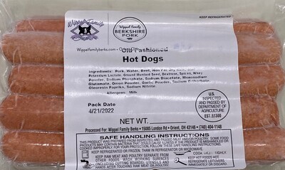 Wippel Farms Hot Dogs
