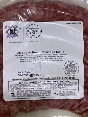 Jalapeno Peach Bratwurst