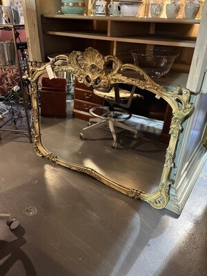 Vintage Ornate French Gilded Mirror