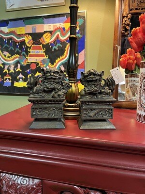 PAIR of Bombay Co. Foo Dogs