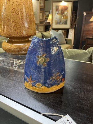 Signed "Seashore" Vase