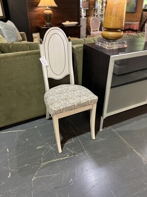 Vintage Side Chair with Upholstered Seat