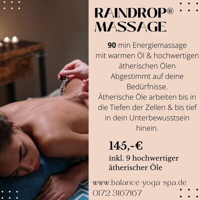 RAINDROP® Massage