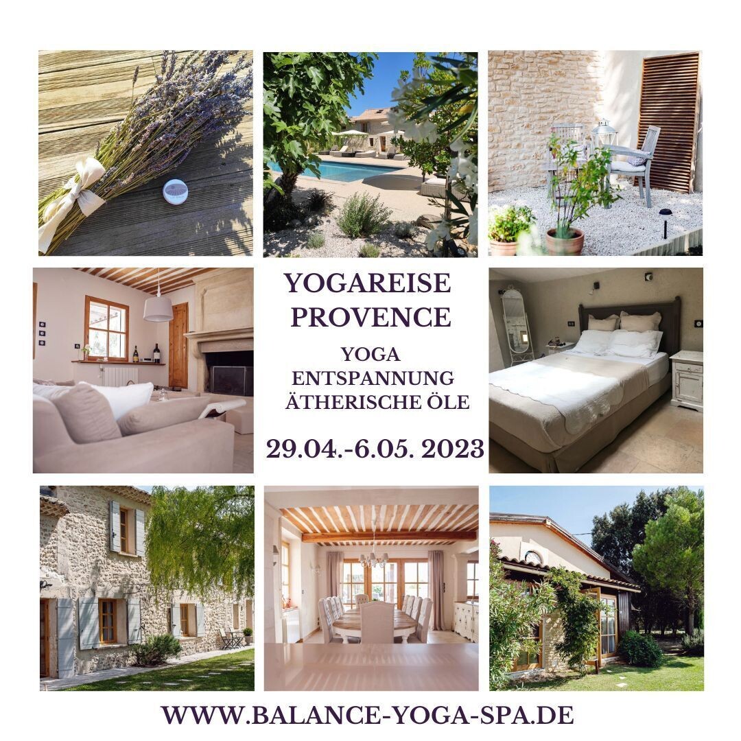 Yogareise Provence halbes Doppelzimmer