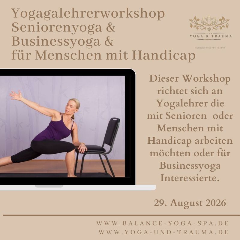 Senioren & Businessyoga & Menschen mit Handicap