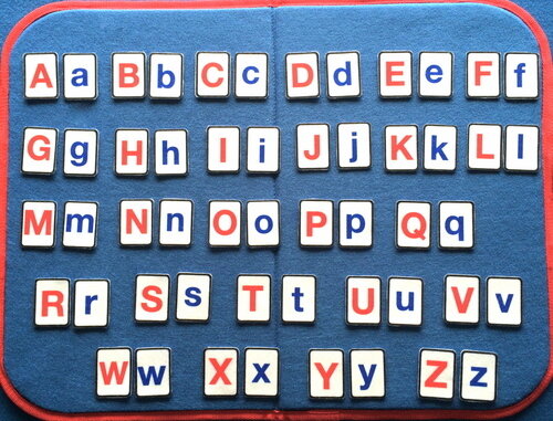 52pc Silver Letters A-Z ( 2 each ) Alphabet English Letters or