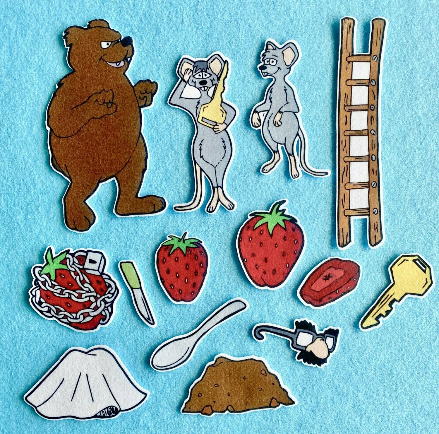 Little Mouse Big Hungry Bear/ Ripe Strawberry