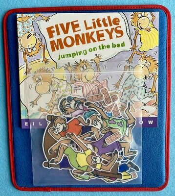 *ALL IN ONE* STORY PACK- Five Little Monkey Jumping on the Bed