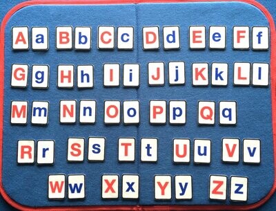 Alphabet - Upper and Lower Case letters ( 52 pc )