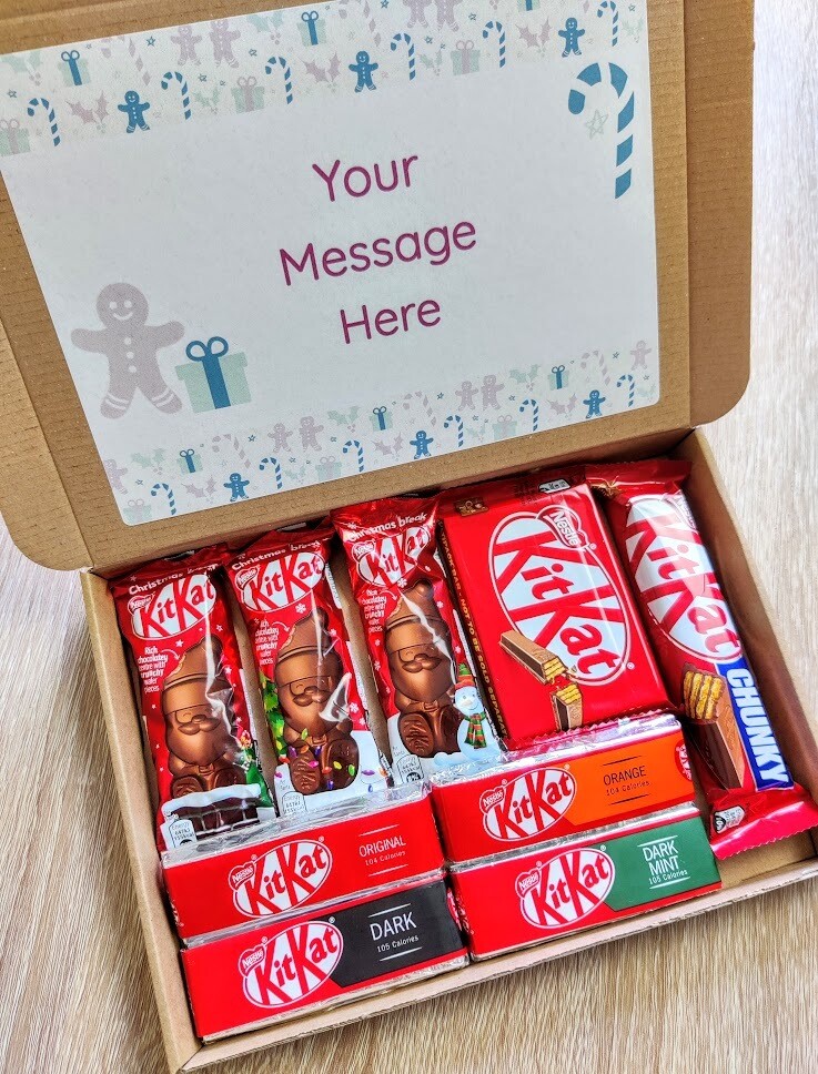 Medium Kit Kat Christmas Gift Box