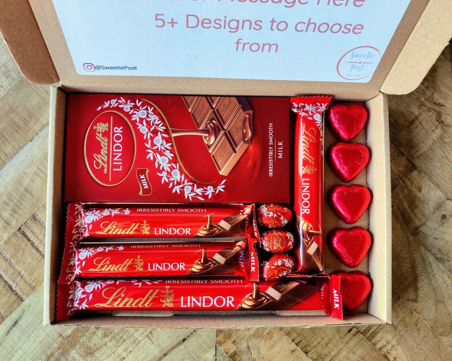 Lindt & Hearts Chocolate Gift Box