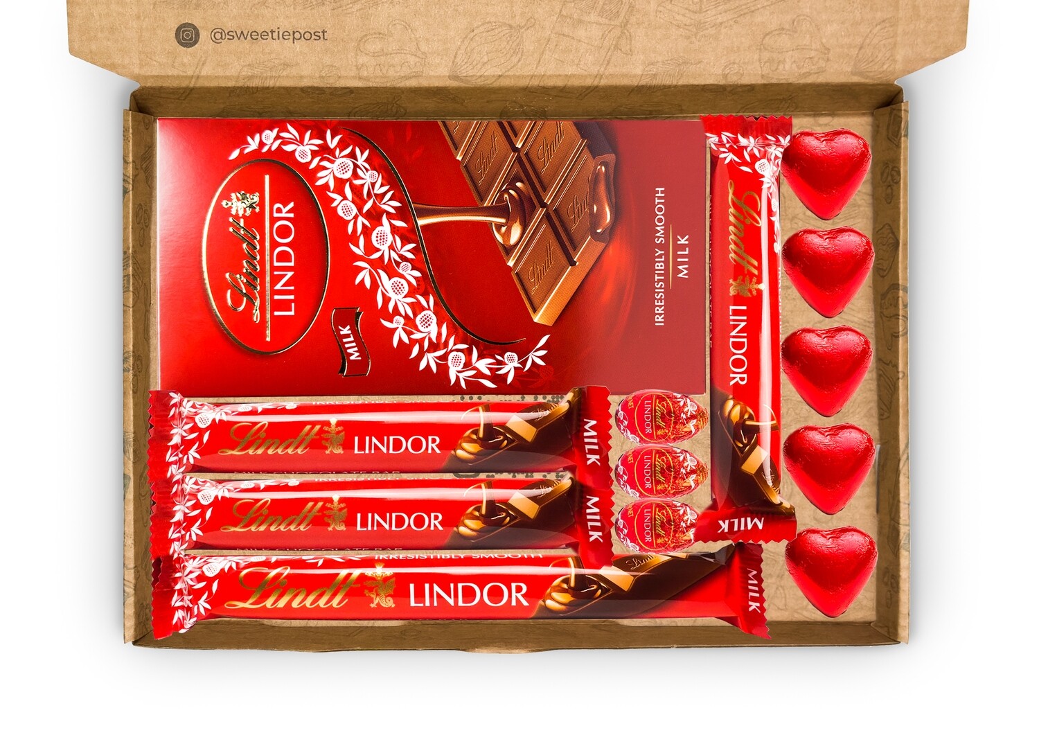 Lindt & Hearts Chocolate Gift Box