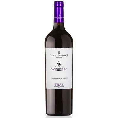 SYRAH TERRE SICILIANE IGP PAXMENTIS - TENUTE ORESTIADI SYRAH TERRE SICILIANE IGP PAXMENTIS - TENUTE ORESTIADI