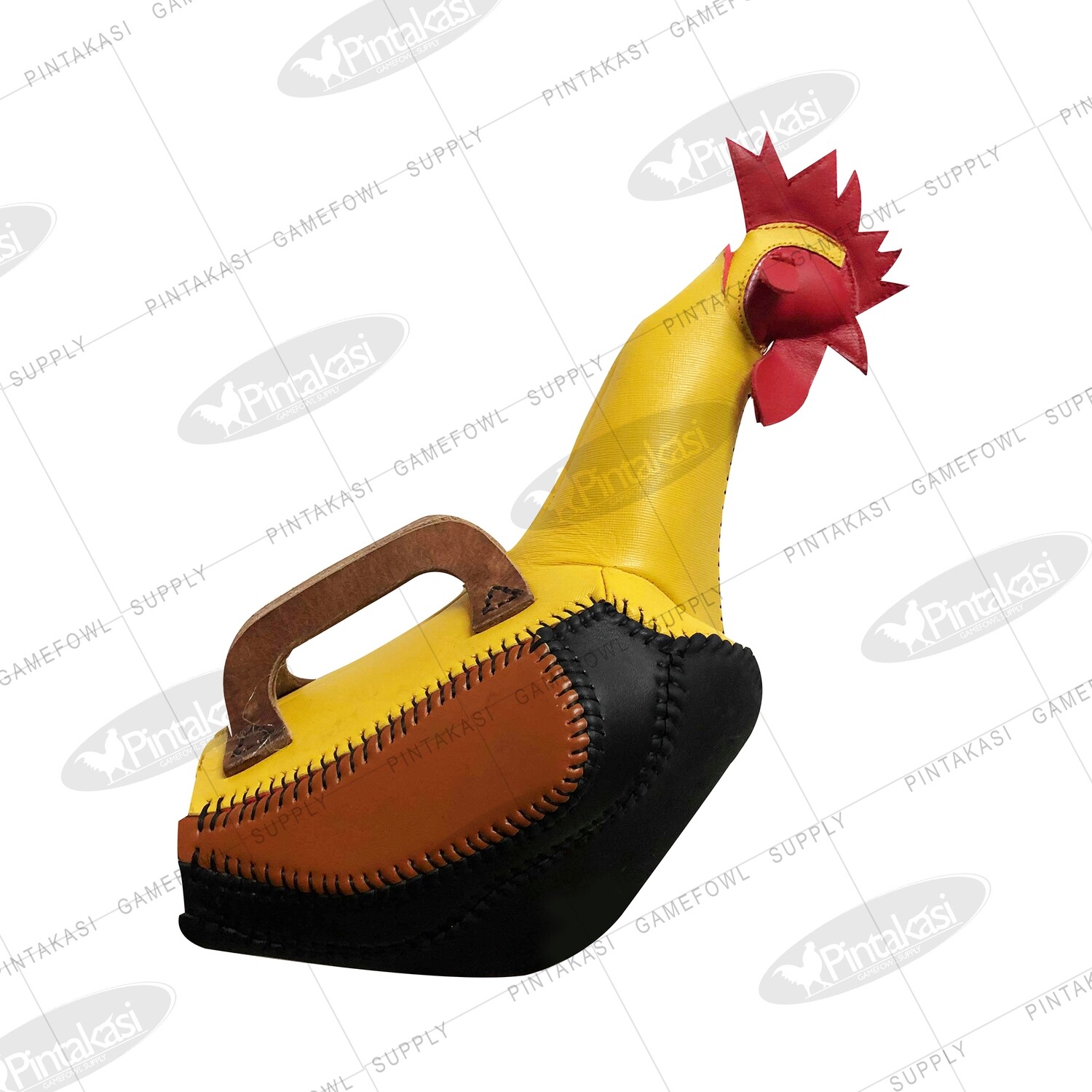 BR Leather Dummy Cock Yellow