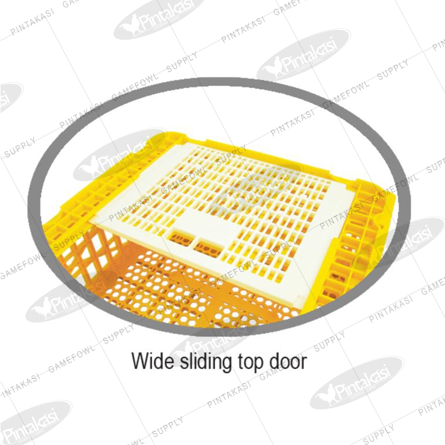 Yellow Chicken Crate