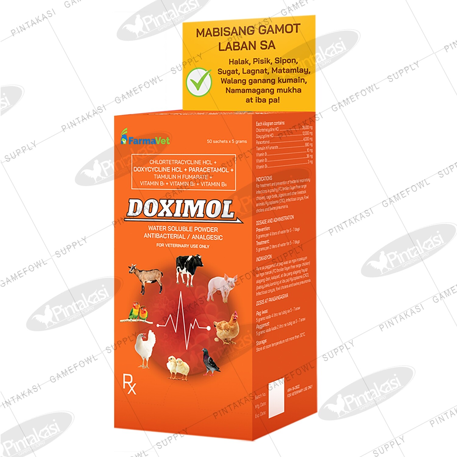 Battlecock Doximol Powder 5g x 50&#39;s