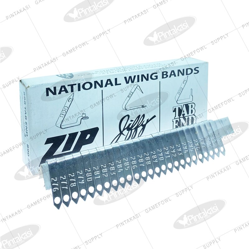 USA ZIP Wingband 100&#39;s Silver