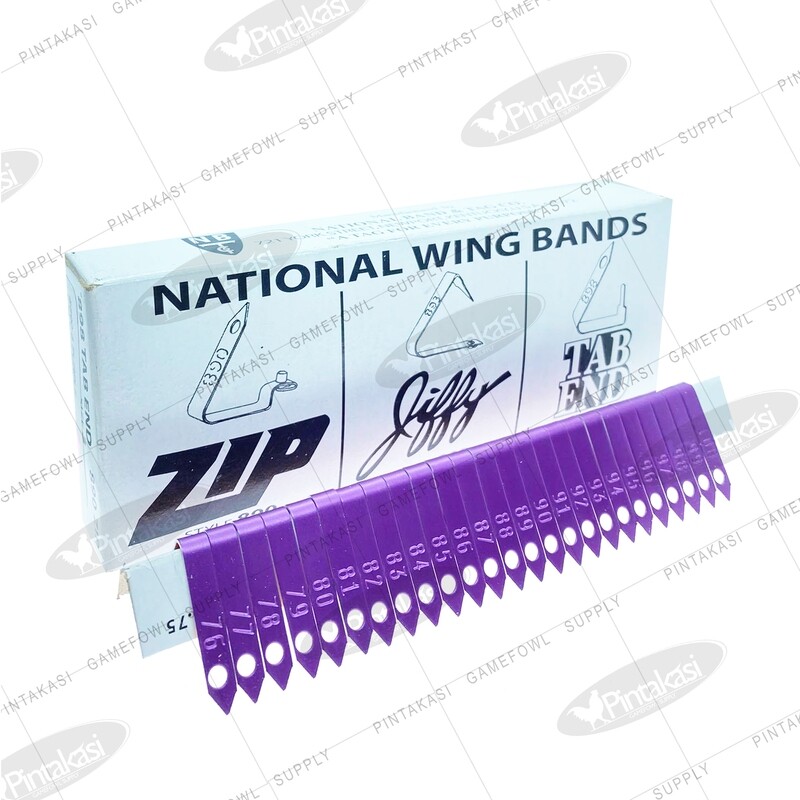 USA ZIP Wingband 100&#39;s Violet