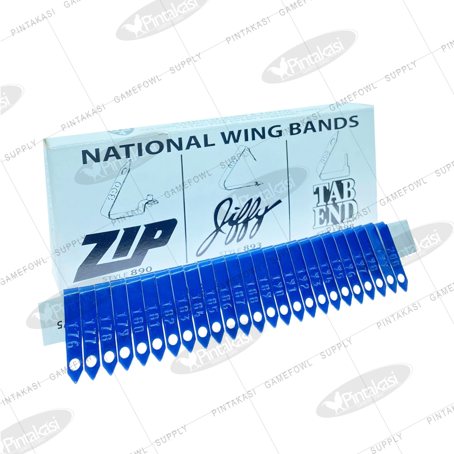 USA ZIP Wingband 100&#39;s Blue