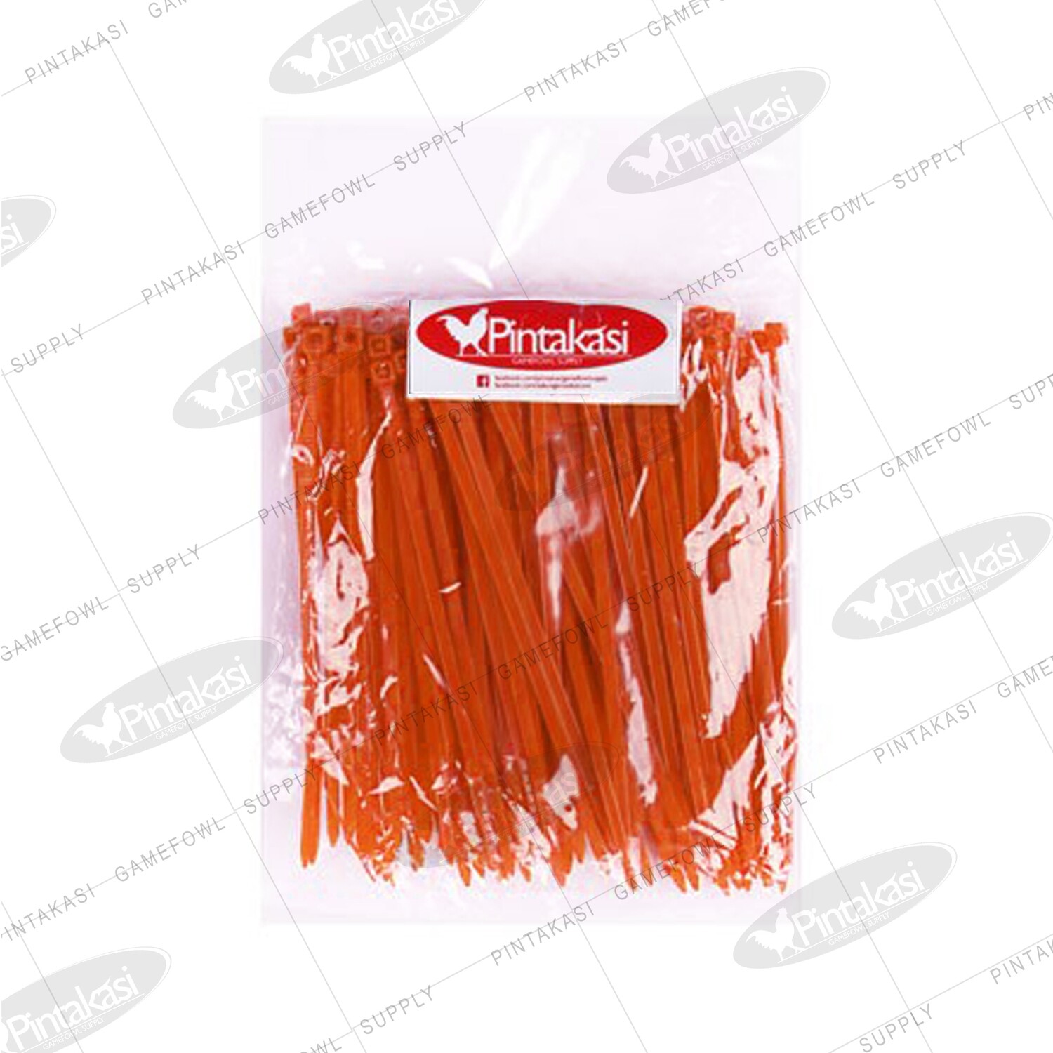 Marking Cable Ties 100&#39;s Orange