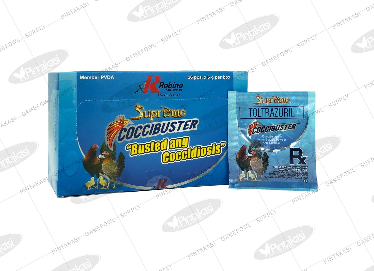 Supremo Toltrazuril  Coccibuster 5g x 36&#39;s