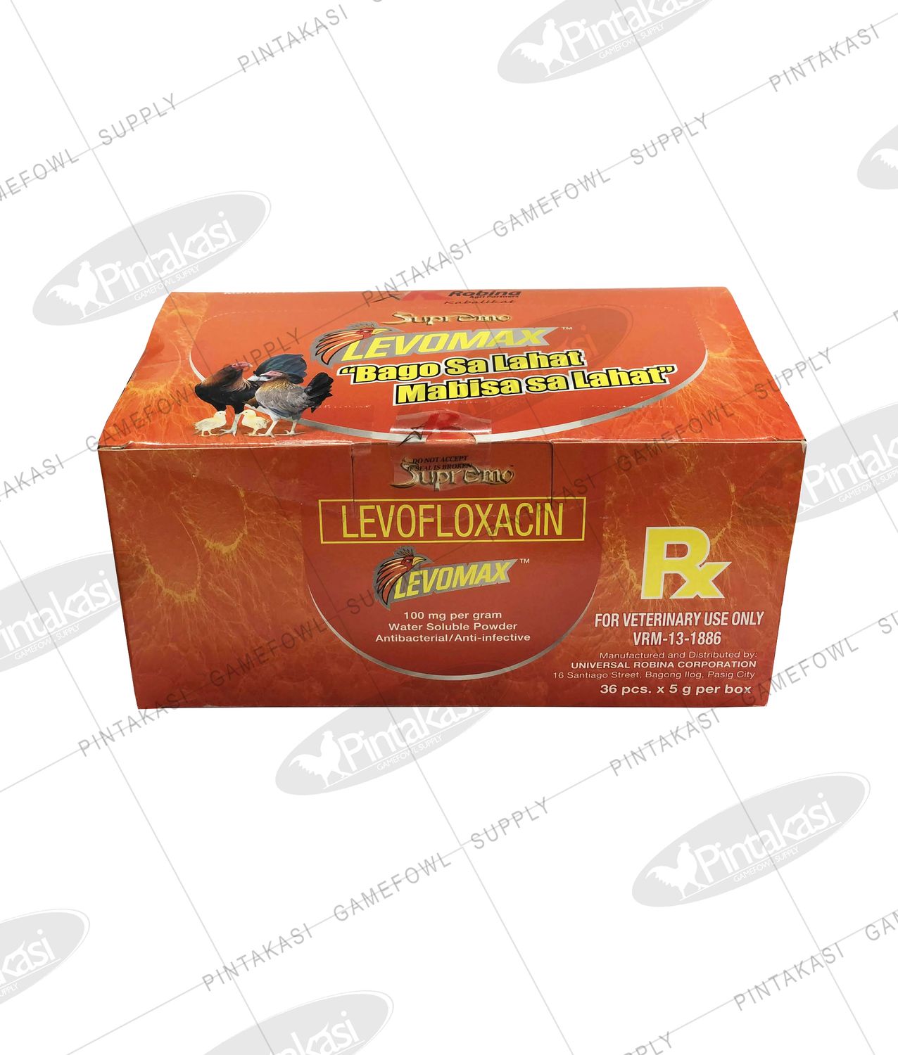 Supremo Levomax 5g x 36&#39;s (Levofloxacin)