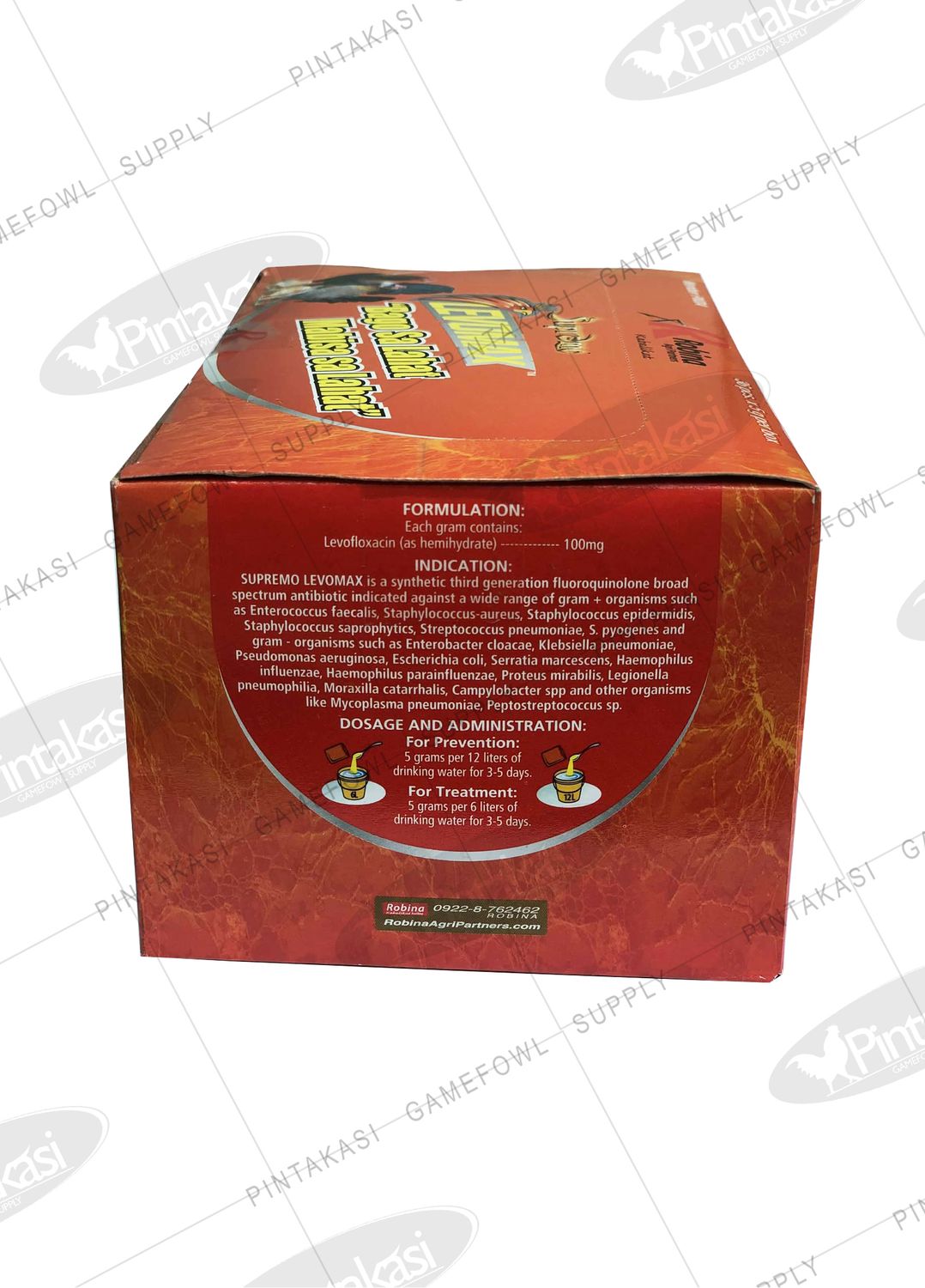 Supremo Levomax 5g x 36&#39;s (Levofloxacin)