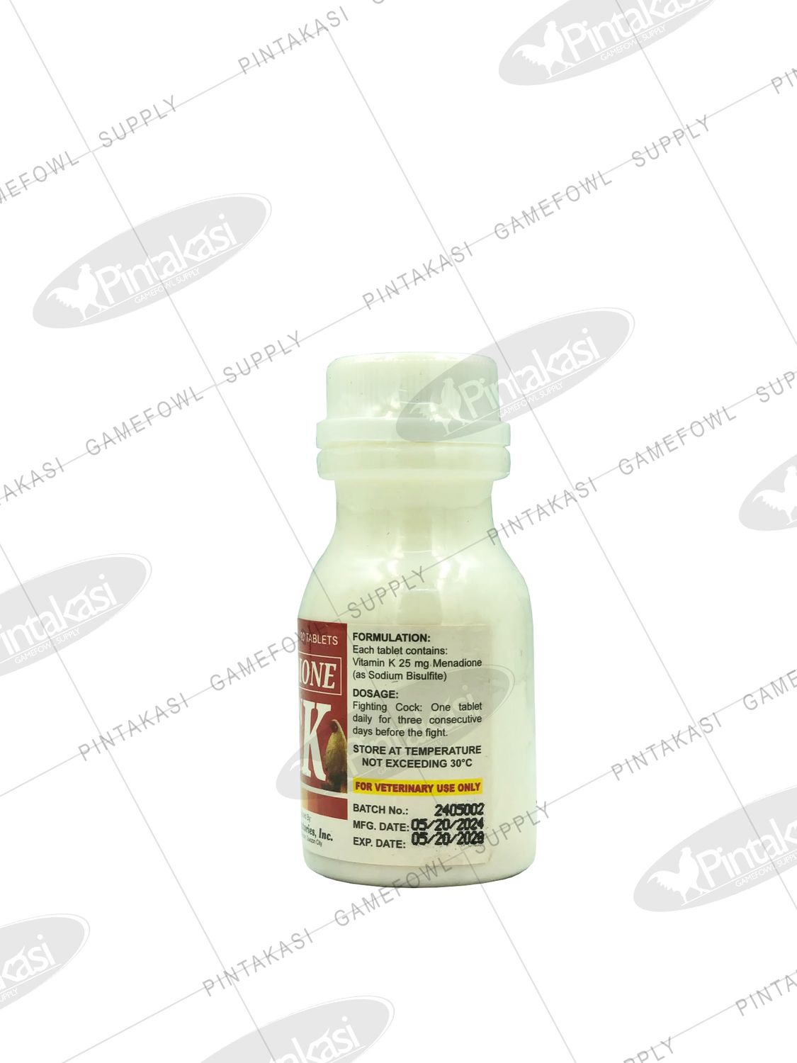 Arvet Menadione Vitamin K 25mg 20&#39;s