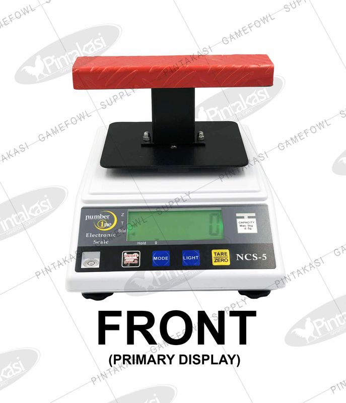 Dual Display Digital Scale with Flat Detachable Roost