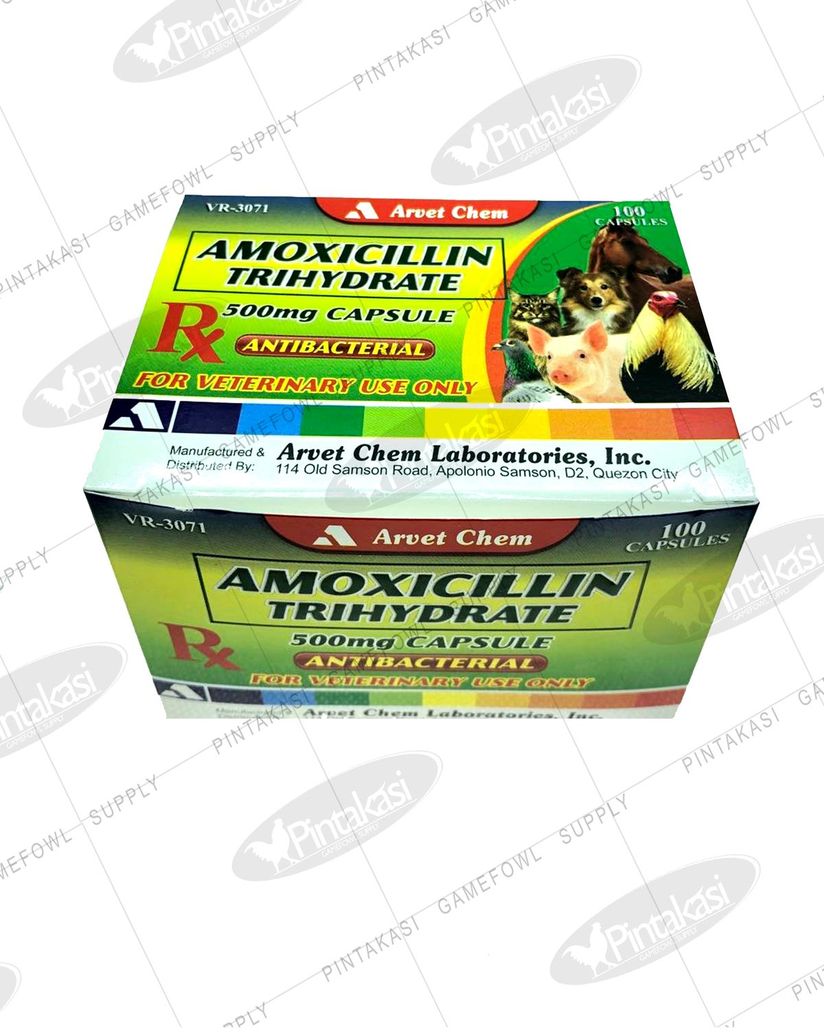 Arvet - Chem Amoxicillin Trihydrate 500mg 100's