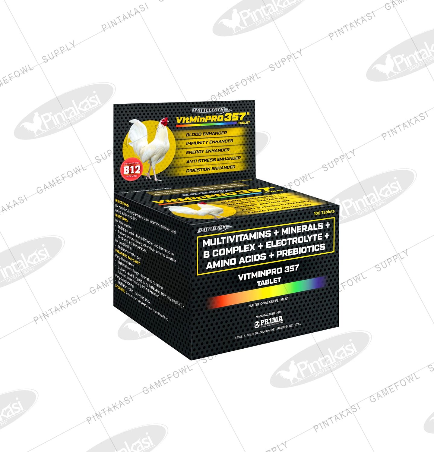 Battlecock VitminPRO 357 Tablet 100's