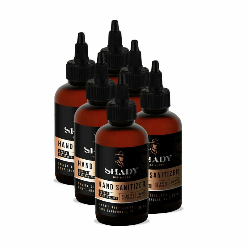 6 pack of 4oz Hand Sanitizer Bottles