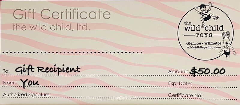 The Wild Child Gift Certificate $50