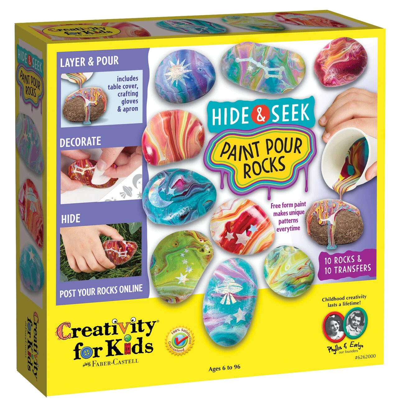 CFK Hide And Seek Paint Pour Rocks