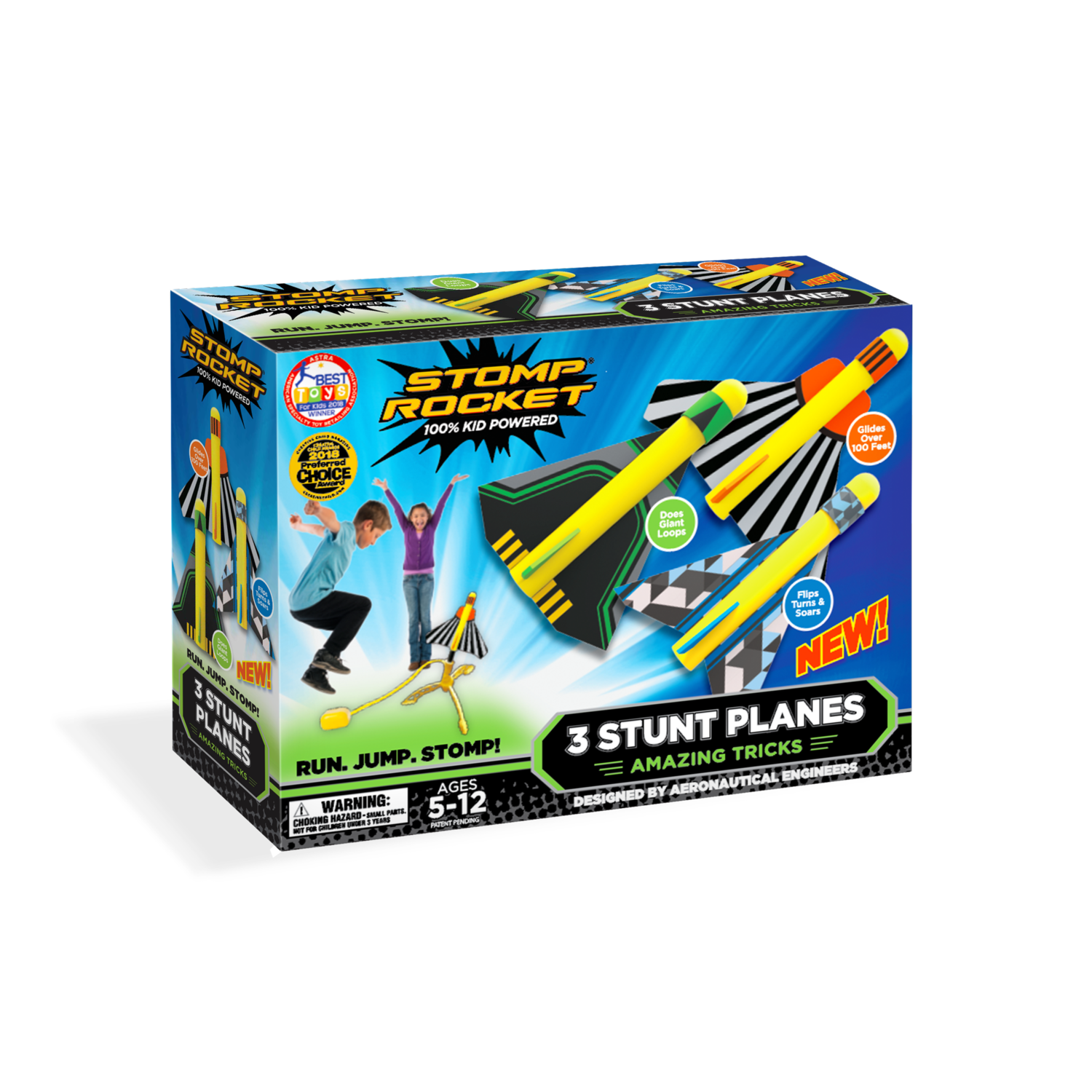 Stomp Rocket Stunt Planes