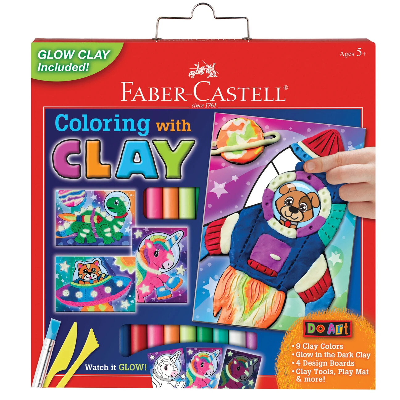 FC Do Art Coloring With Clay Space Pets