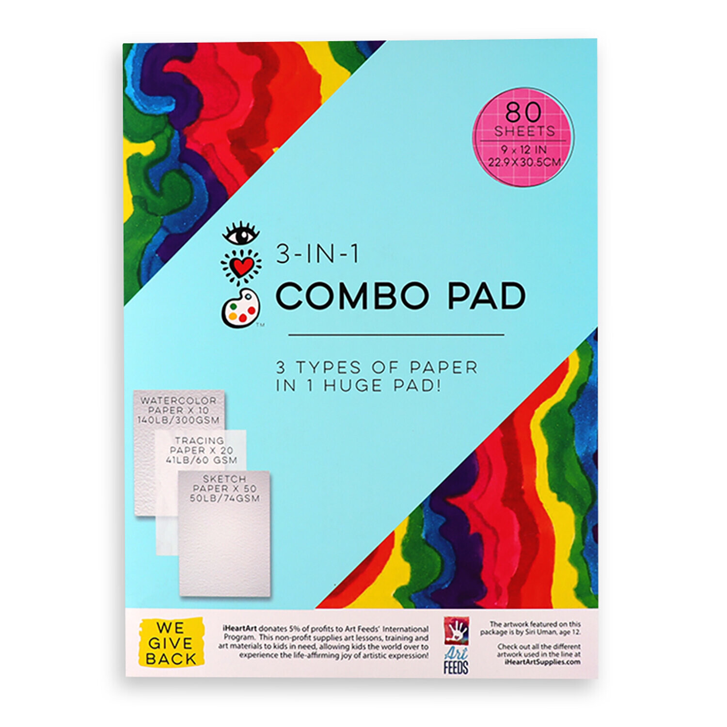 Bright Stripes 3 in 1 Combo Pad
