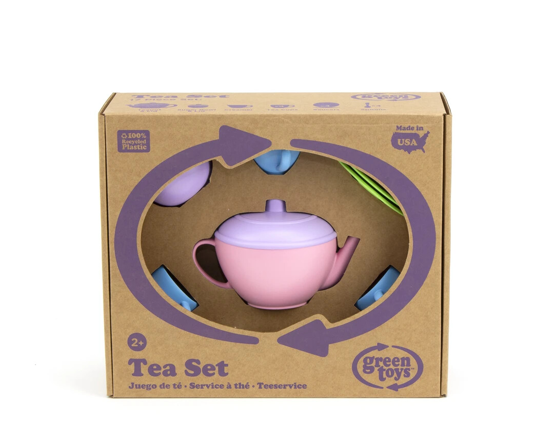 Green Toys Tea Set Pink