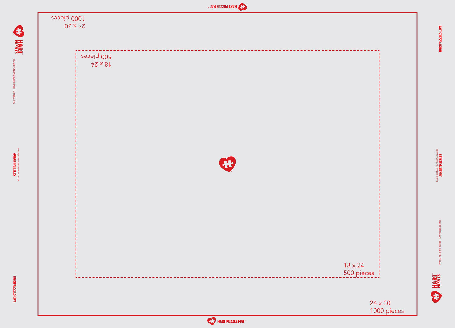 Hart Puzzle Mat