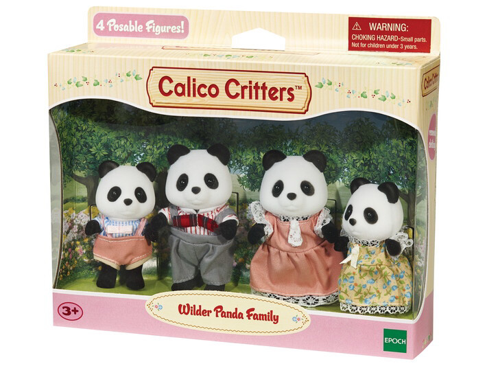 Calico Critters  Wilder Panda Family