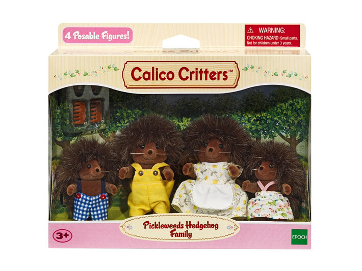 Calico Critters Pickleweeds Hedgehog Family